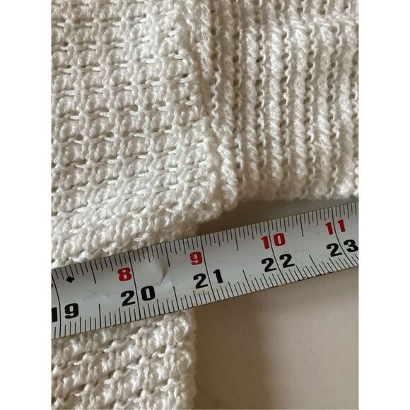 Sincerely Jules Crochet Open Knit Cropped Top Sz M Cottagecore - Picture 7 of 9